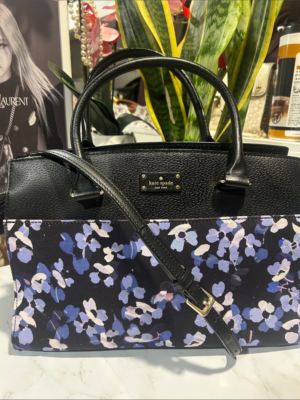 Kate Spade Wilson Road Botanical Alyse Floral Convertible Satchel Crossbody